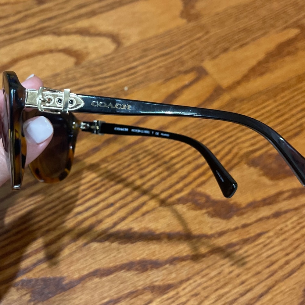 Coach Sunglasses style 5404T3 Black Tortoise Gradient/Black, - Picture 6 of 8